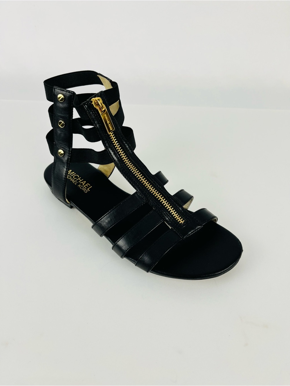 MICHAEL Michael Kors "Codie" Vachetta Leather Gladiator Sandals Size 7.5 - Picture 2 of 14